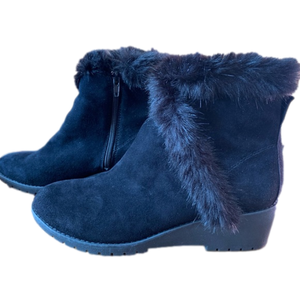 ADAM TUCKER Black Noble Winter Ankle Boots